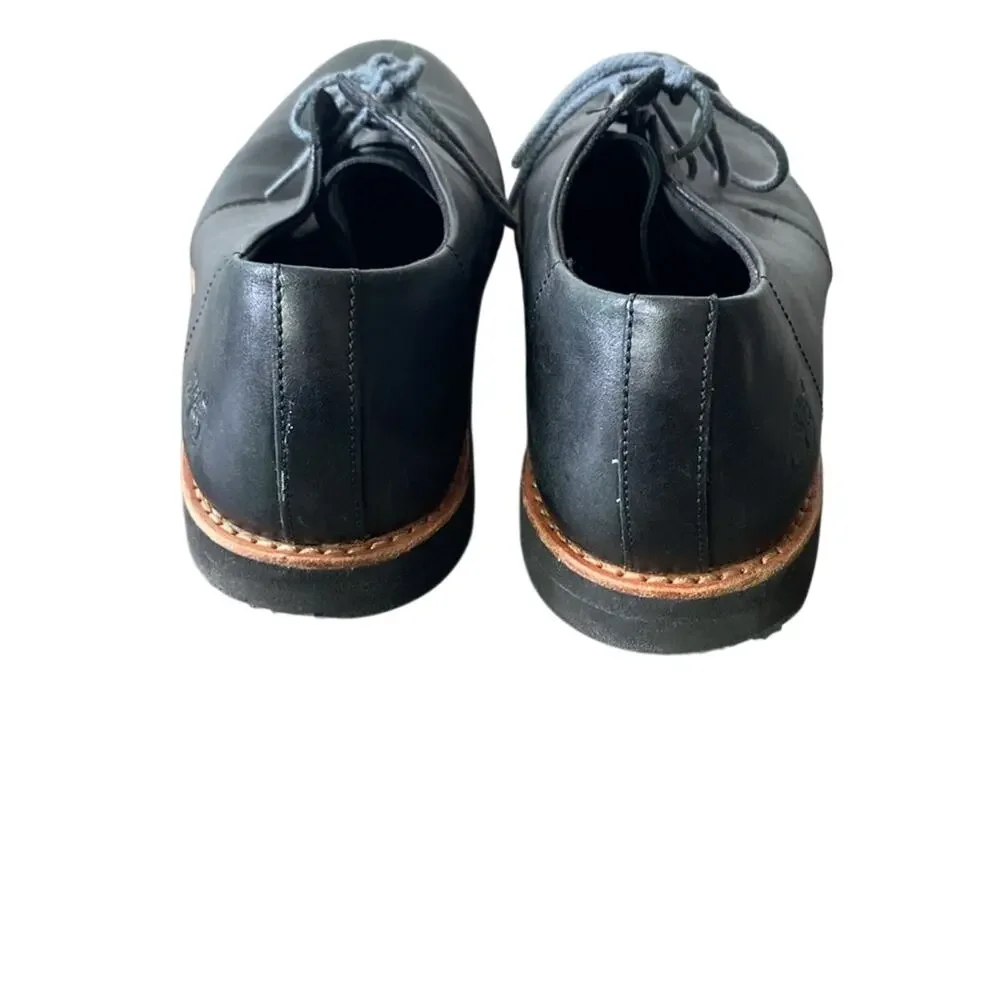 TIMBERLAND Leather Stormbuck Shoe Mens Sz 12 Black Lace Up